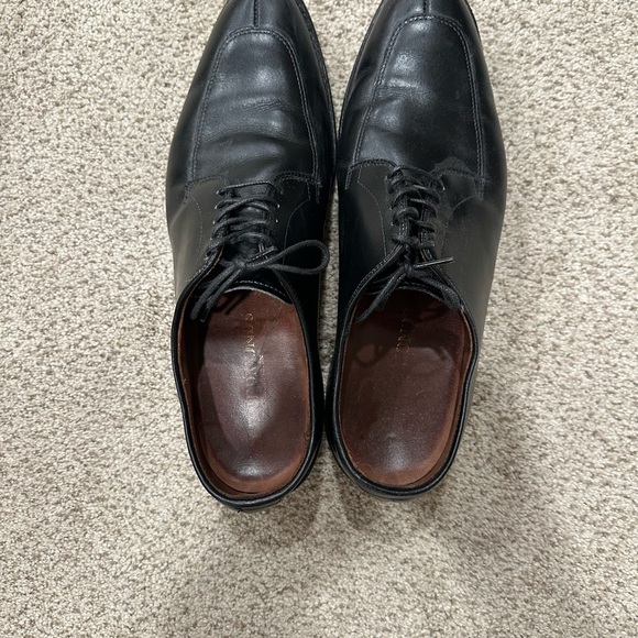 Allen Edmonds Black Oxfords Classic Leather Design - Picture 7 of 9